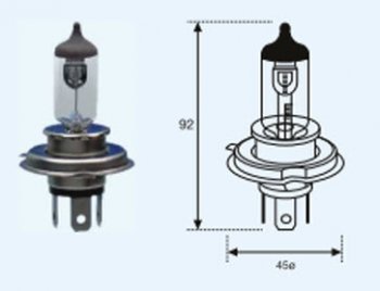 212 р. H4 (12V-60-55W  P43T Long Life) ЛАМПА УПАКОВКА (1 шт) SELUM BODYPARTS lp0h400-981-o  с доставкой в г. Кемерово. Увеличить фотографию 1
