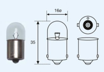 73 р. R10W (T16 12V-10W  BA15s) ЛАМПА УПАКОВКА (10 шт) BLICK BODYPARTS lpr1000-980-t  с доставкой в г. Кемерово. Увеличить фотографию 1