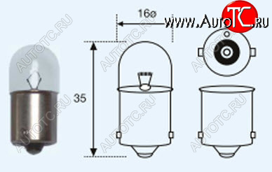299 р. P15W (12V-15W  BA15s) ЛАМПА УПАКОВКА (10 шт) SELUM BODYPARTS lp15w00-980-t  с доставкой в г. Кемерово