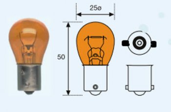 131 р. PY21W (S25 12V-21W  BA15s) ЛАМПА УПАКОВКА (10 шт) BLICK ЖЕЛТ BODYPARTS lpy2100-980y-t  с доставкой в г. Кемерово. Увеличить фотографию 1