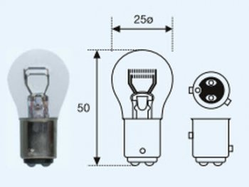 349 р. P214W (12V-214W  BAZ15d) ЛАМПА УПАКОВКА (10 шт) SELUM BODYPARTS lp21400-980-t  с доставкой в г. Кемерово. Увеличить фотографию 1