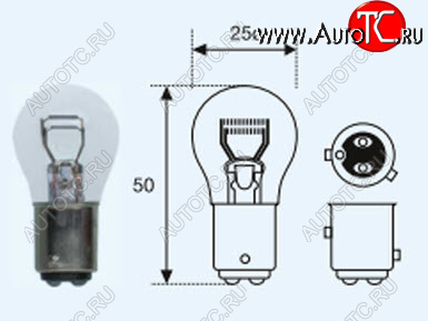 349 р. P214W (12V-214W  BAZ15d) ЛАМПА УПАКОВКА (10 шт) SELUM BODYPARTS lp21400-980-t  с доставкой в г. Кемерово