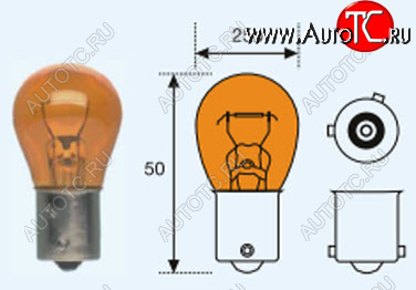 149 р. PY21W (S25 12V-21W  BAU15s) ЛАМПА УПАКОВКА (10 шт) BLICK ЖЕЛТ BODYPARTS lpy2100-981y-t  с доставкой в г. Кемерово