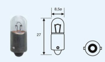 280 р. T4W (12V-4W  BA9s) ЛАМПА УПАКОВКА (10 шт) SELUM BODYPARTS lpt4w00-980-t  с доставкой в г. Кемерово. Увеличить фотографию 1
