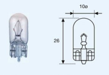 22 р. W3W (T10 12V-3W  W2.1x9.5d) ЛАМПА УПАКОВКА (10 шт) BLICK BODYPARTS lpw3w00-980-t  с доставкой в г. Кемерово. Увеличить фотографию 1