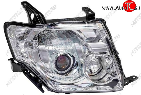 11 349 р. Правая фара (под корректор) DEPO  Mitsubishi Pajero  4 V80 (2006-2011) дорестайлинг  с доставкой в г. Кемерово