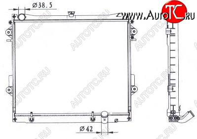 10 949 р. LANDCRUISER РАДИАТОР ОХЛАЖДЕН 4.7 AT BODYPARTS tylan08-910  с доставкой в г. Кемерово