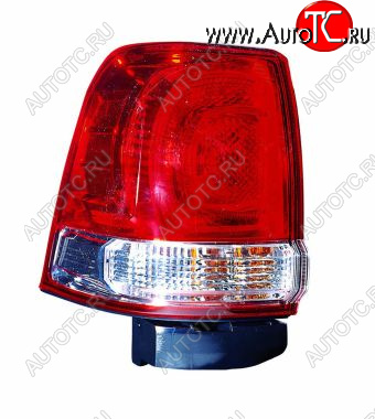 0 р. Левый фонарь (диодная) DEPO Toyota Land Cruiser 200 дорестайлинг (2007-2012)  с доставкой в г. Кемерово