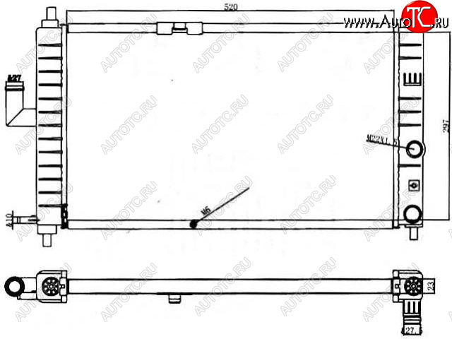 2 679 р. QQ РАДИАТОР ОХЛАЖДЕН BODYPARTS cheqq06-910  с доставкой в г. Кемерово