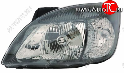 9 999 р. Левая фара (c электрокорректором) DEPO KIA Rio 2 JB дорестайлинг седан (2005-2009)  с доставкой в г. Кемерово