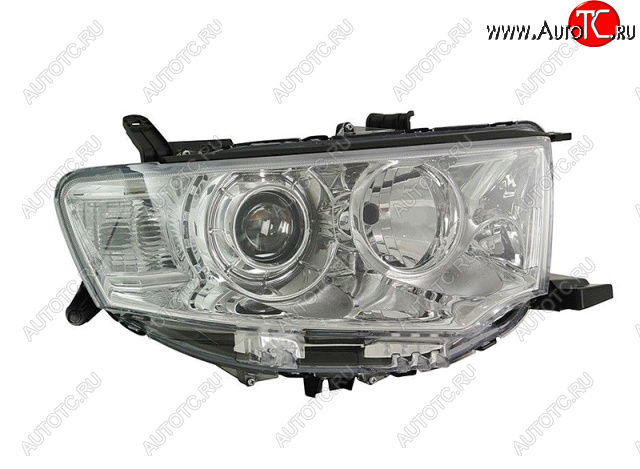 12 349 р. Правая фара (под корректор, линзован) DEPO Mitsubishi L200 4  рестайлинг (2013-2016)  с доставкой в г. Кемерово