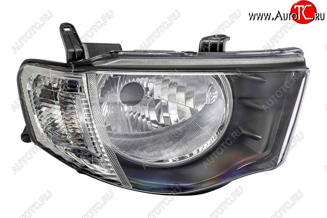 0 р. Правая фара (под корректор) DEPO Mitsubishi L200 4  дорестайлинг (2006-2014)  с доставкой в г. Кемерово