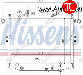 23 399 р. LANDCRUISER {2UZFE (LX470 02-)} РАДИАТОР ОХЛАЖДЕН AT 4.7 (KOYO) KOYORAD tylan98-911  с доставкой в г. Кемерово