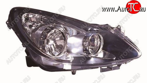 10 699 р. Правая фара (под корректор) DEPO Opel Corsa D дорестайлинг, хэтчбэк 3 дв. (2006-2010)  с доставкой в г. Кемерово