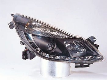 CORSA ФАРА Л+П (КОМПЛЕКТ) ТЮНИНГ ЛИНЗОВАН (DEVIL EYES) (SONAR) ВНУТРИ ЧЕРН SONAR opcor06-005b-n