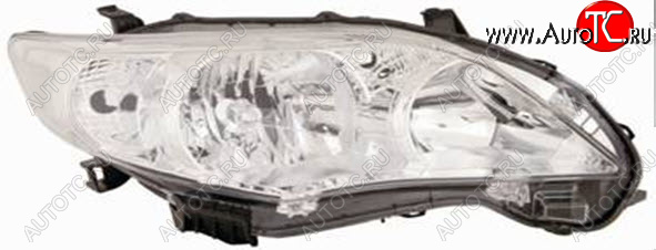 8 349 р. Правая фара (под корректор) BodyParts Toyota Corolla E150 седан рестайлинг (2009-2013)  с доставкой в г. Кемерово