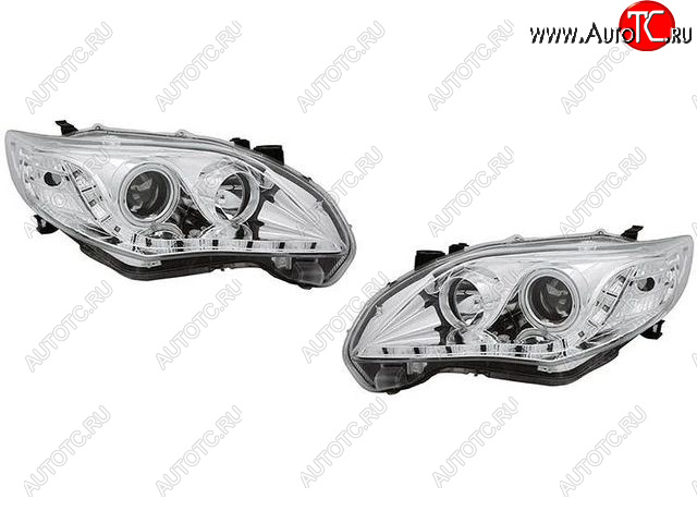 33 899 р. COROLLA ФАРА Л+П (КОМПЛЕКТ) (СЕДАН) ТЮНИНГ ЛИНЗОВАН (DEVIL EYES) С СВЕТЯЩ ОБОДК +- ПКОРРЕКТОР ВНУТРИ ХРОМ EAGLE EYES tycrl10-002h-n  с доставкой в г. Кемерово