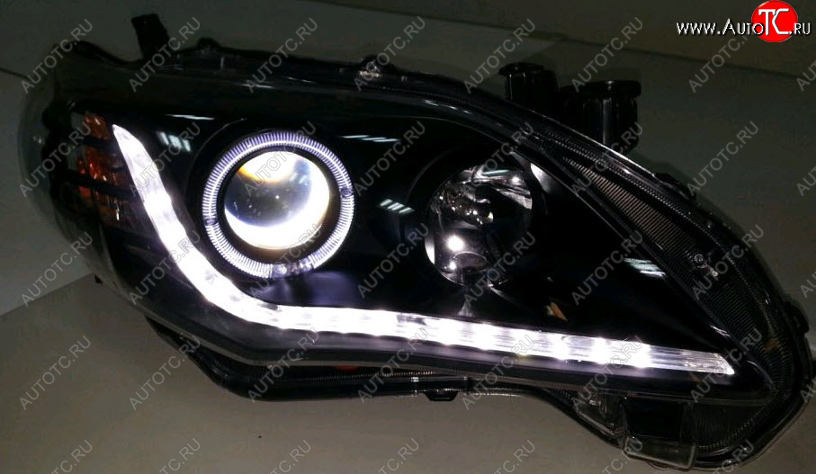 28 899 р. COROLLA ФАРА Л+П (КОМПЛЕКТ) (СЕДАН) ТЮНИНГ ЛИНЗОВАН (DEVIL EYES) С ДИОД СВЕТЯЩ ОБОДК +- ПКОРРЕКТОР ВНУТРИ ЧЕРН EAGLE EYES tycrl10-007b-n  с доставкой в г. Кемерово