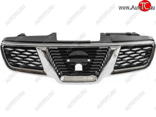 3 599 р. QASHQAI РЕШЕТКА РАДИАТОРА С ХРОМ МОЛДИНГ (Тайвань) СЕРЕБРИСТ GORDON nnqas07-100s  с доставкой в г. Кемерово