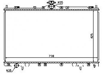 7 599 р. GRANDIS РАДИАТОР ОХЛАЖДЕН BODYPARTS mbgra04-912  с доставкой в г. Кемерово. Увеличить фотографию 1