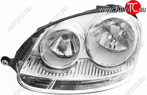 9 249 р. Левая фара (c электрокорректором) DEPO Volkswagen Jetta A5 седан (2005-2011)  с доставкой в г. Кемерово