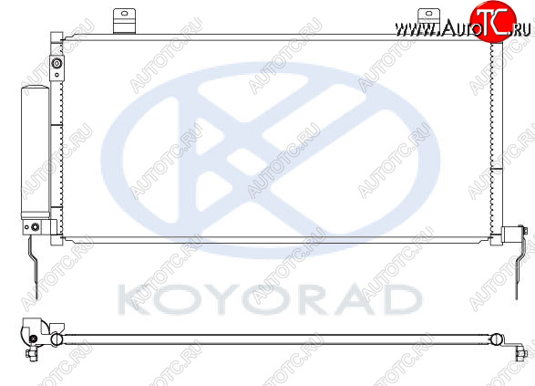 9 399 р. GALANT КОНДЕНСАТОР КОНДИЦ (KOYO) KOYORAD mbgal04-931  с доставкой в г. Кемерово