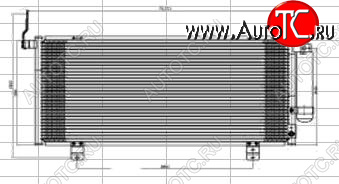 4 299 р. GALANT КОНДЕНСАТОР КОНДИЦ BODYPARTS mbgal04-930  с доставкой в г. Кемерово