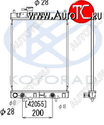 6 649 р. CUBE РАДИАТОР ОХЛАЖДЕН вариатор (CVT) (KOYO) KOYORAD nncub98-911  с доставкой в г. Кемерово