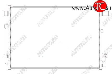 4 599 р. MURANO КОНДЕНСАТОР КОНДИЦ BODYPARTS nnmur08-931  с доставкой в г. Кемерово