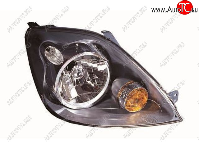 8 249 р. Правая фара (c электрокорректором) DEPO Ford Fiesta 5 хэтчбэк 5 дв. рестайлинг (2005-2008)  с доставкой в г. Кемерово