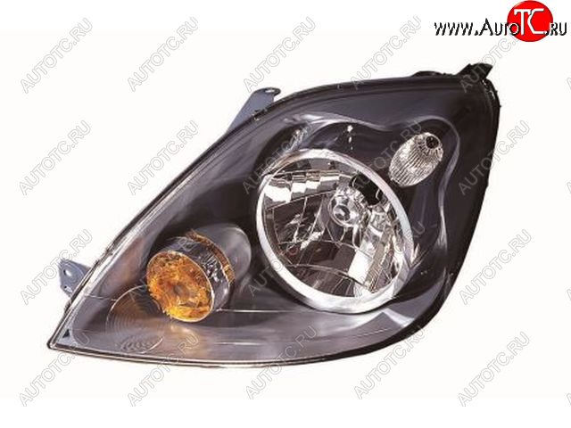8 249 р. Левая фара (c электрокорректором) DEPO Ford Fiesta 5 хэтчбэк 5 дв. рестайлинг (2005-2008)  с доставкой в г. Кемерово