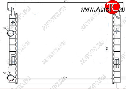 3 199 р. ALBEA (PALIO 98-) РАДИАТОР ОХЛАЖДЕН BODYPARTS ftalb05-910  с доставкой в г. Кемерово