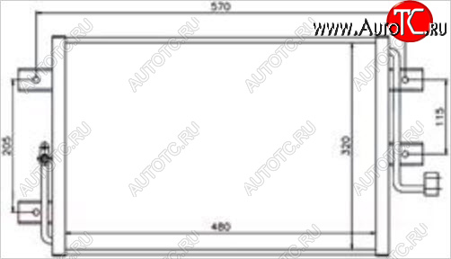 3 499 р. ALBEA (PALIO 98-) КОНДЕНСАТОР КОНДИЦ BODYPARTS ftalb05-930  с доставкой в г. Кемерово
