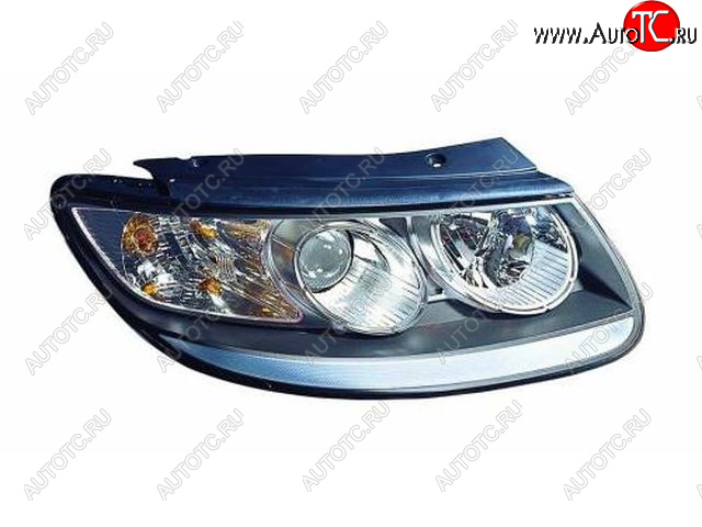 12 749 р. Левая фара (корректор) DEPO Hyundai Santa Fe CM дорестайлинг (2006-2009)  с доставкой в г. Кемерово