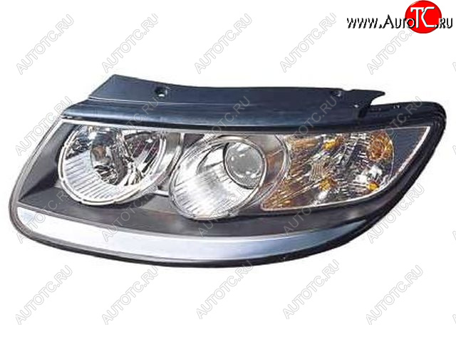 6 749 р. Левая фара (c электрокорректором) BODYPARTS Hyundai Santa Fe CM дорестайлинг (2006-2009)  с доставкой в г. Кемерово