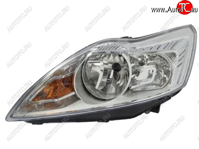 8 999 р. Левая фара (c электрокорректором) DEPO Ford Focus 2 седан рестайлинг (2007-2011)  с доставкой в г. Кемерово