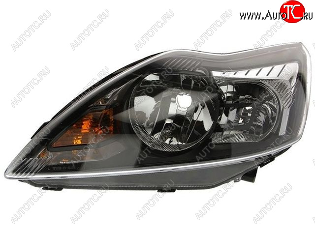 8 999 р. Левая фара (c электрокорректором) DEPO Ford Focus 2 седан рестайлинг (2007-2011)  с доставкой в г. Кемерово
