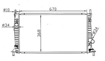 3 (+ FD FOCUS 05-  C-MAX 03- VV S40 04-) РАДИАТОР ОХЛАЖДЕН 1.3 1.6 2 BODYPARTS mzx0304-913