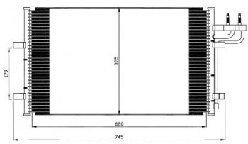FOCUS (C-MAX 03-) КОНДЕНСАТОР КОНДИЦ (см.каталог) BODYPARTS fdfoc05-932