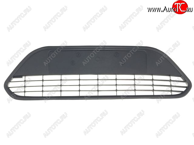 899 р. Центральная решетка переднего бампера (пр-во Китай) BODYPARTS  Ford Focus  2 (2007-2011) седан рестайлинг, универсал рестайлинг, хэтчбэк 3 дв. рестайлинг, хэтчбэк 5 дв. рестайлинг (без хром молдинга)  с доставкой в г. Кемерово