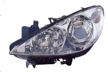 Левая фара (с электрокорректором, линзован) BODYPARTS Peugeot 307 ( хэтчбэк 5 дв.,  хэтчбэк 3 дв.) (2005-2008) рестайлинг