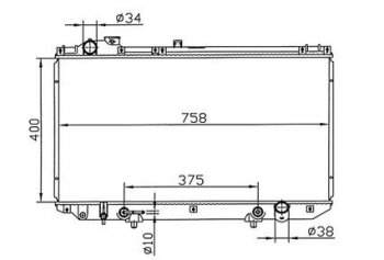 GS300 РАДИАТОР ОХЛАЖДЕН AT 3 BODYPARTS lx30098-911