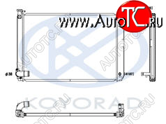14 899 р. RX300 {HIGHLANDER 05-} РАДИАТОР ОХЛАЖДЕН ГИБРИД AT 3.3 (KOYO) KOYORAD lxrx303-911  с доставкой в г. Кемерово