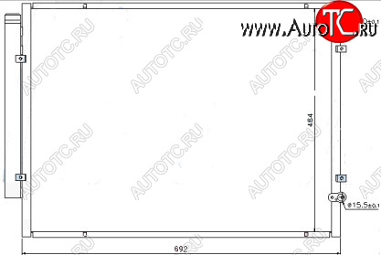 3 599 р. RX300 (RX330HARIERHIGHLANDER 05-) КОНДЕНСАТОР КОНДИЦ 3.3 BODYPARTS lxrx305-931  с доставкой в г. Кемерово