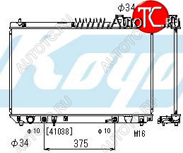9 299 р. RX300 {TY Harier} РАДИАТОР ОХЛАЖДЕН AT 3 (KOYO) KOYORAD lxrx399-912  с доставкой в г. Кемерово