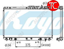 5 449 р. CAMRY {LX ES300} РАДИАТОР ОХЛАЖДЕН ЛЕВ НИЖН ВЫХОД БЕЗ ГОРЛОВИН AT 3 (KOYO) KOYORAD tycam93-915-l  с доставкой в г. Кемерово