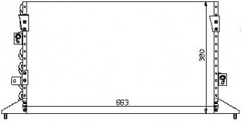 CAMRY (LX ES300) КОНДЕНСАТОР КОНДИЦ (R12) BODYPARTS tycam92-930