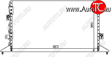 8 449 р. CAMRY (LX ES300) КОНДЕНСАТОР КОНДИЦ (R12) BODYPARTS tycam92-930  с доставкой в г. Кемерово