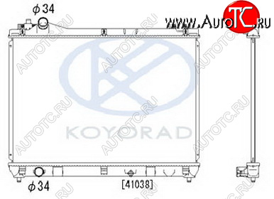 12 999 р. G.VITARA РАДИАТОР ОХЛАЖДЕН 2 MT (KOYO) KOYORAD szgvt06-910  с доставкой в г. Кемерово