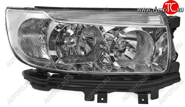 17 549 р. Правая фара (c электрокорректором) DEPO Subaru Forester SG рестайлинг (2005-2008)  с доставкой в г. Кемерово